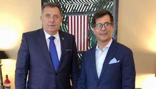 Nelson i Dodik se sastali u Ambasadi SAD-a u Sarajevu
