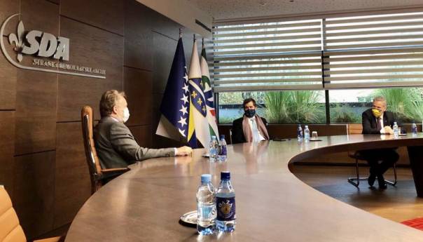 Nelson i Sattler sa Bakirom Izetbegovićem