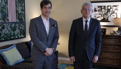 Nelson razgovarao s Džaferovićem o borbi protiv trgovine ljudima