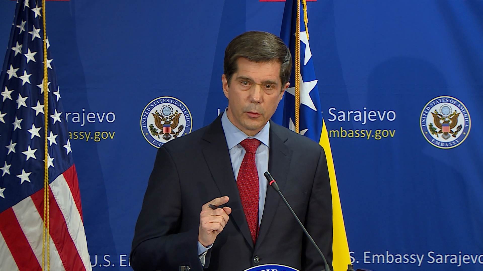 Nelson s ambasadorima iz Evrope o sankcijama pojedincima u BiH