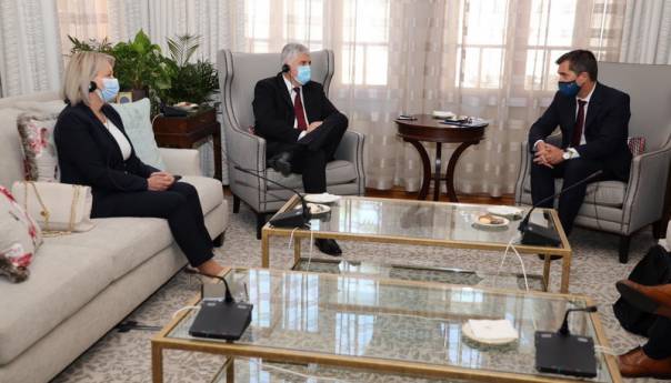 Nelson s Čovićem: Potreban dijalog i konsenzus s partnerima