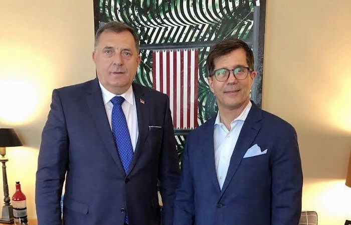 Nelson sa Dodikom razgovarao o usvajanju budžeta BiH