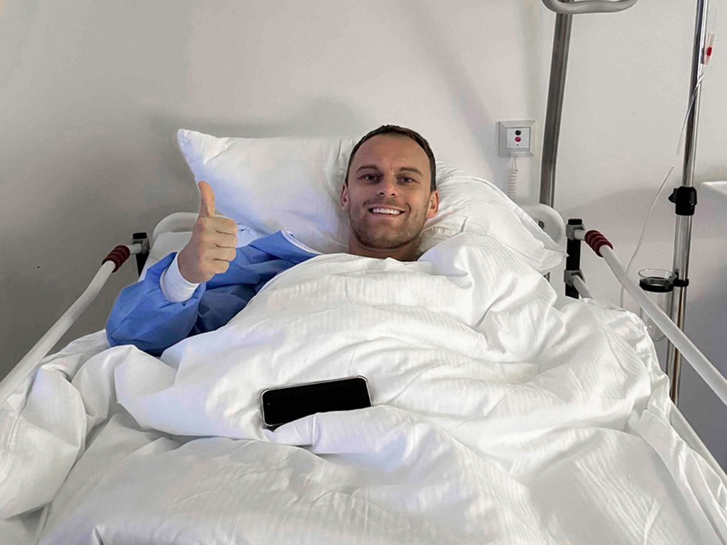 Nemanja Bilbija uspješno operisan, slijedi mu višemjesečni oporavak