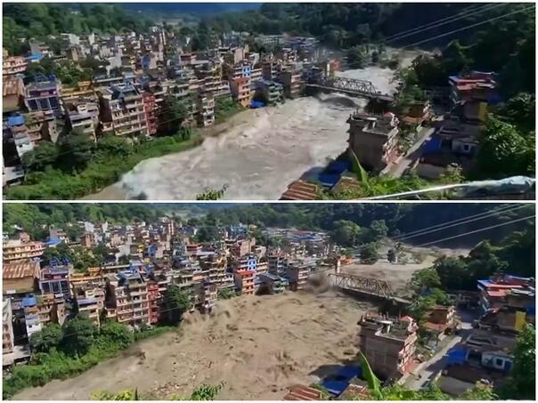 Nepal pod vodom: Bujica ruši sela, mostove i hidroelektrane