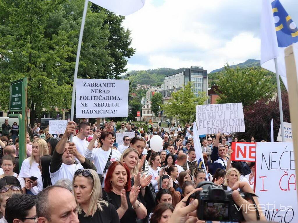 Neradnu nedjelju smo čekali 30 godina, ne zanimaju nas dnevnice od 100 KM