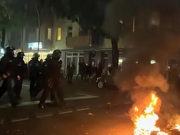 Neredi na propalestinskim protestima u Berlinu: Mnogo je povrijeđenih i uhapšenih