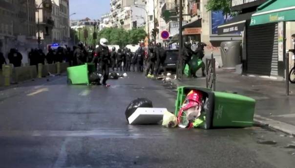 Neredi na protestima podrške Palestini u Parizu