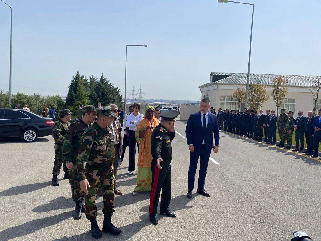 Nešić na vojnoj vježbi u Azerbejdžanu