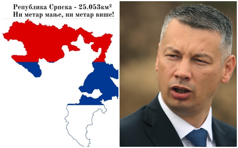 Nešić objavio kartu, pripojio Brčko RS-u