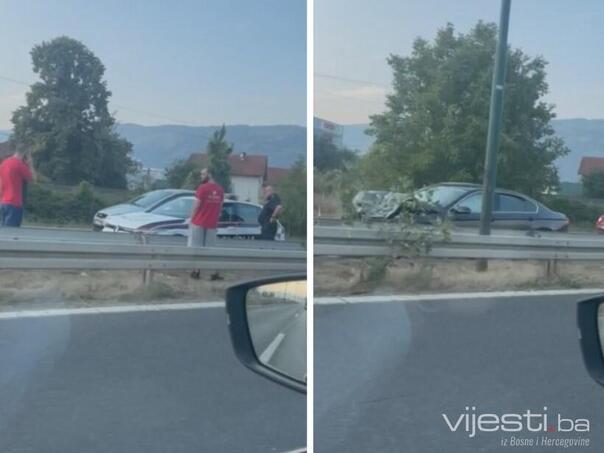 Nesreća na brzoj cesti u Blažuju, formirane kolone vozila