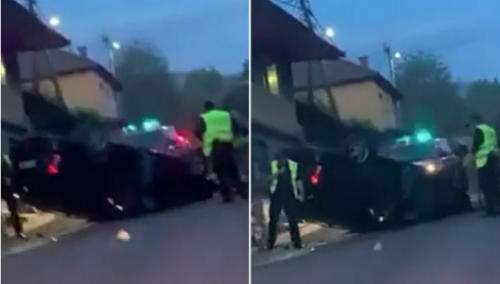 Nesreća na Koševskom Brdu: Auto se prevrnuo, jedna osoba povrijeđena