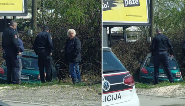 Nesreća u Sarajevu, Peugeot sletio s ceste i umalo završio u koritu Miljacke