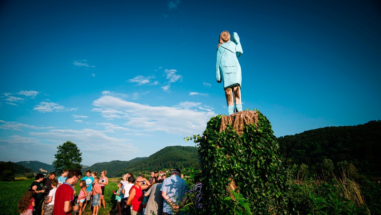 Nestala bronzana statua Melanije Trump u Sloveniji
