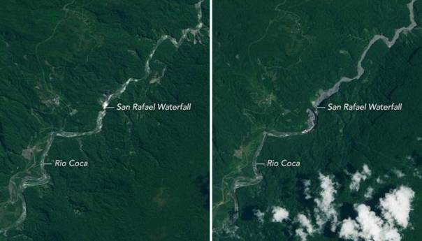 Nestao najveći ekvadorski vodopad