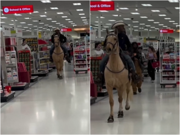 Nesvakidašnja scena: TikToker jahao konja kroz supermarket u Teksasu