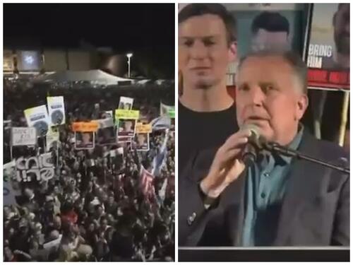 Netanyahu izviždan na Trgu talaca u Tel Avivu