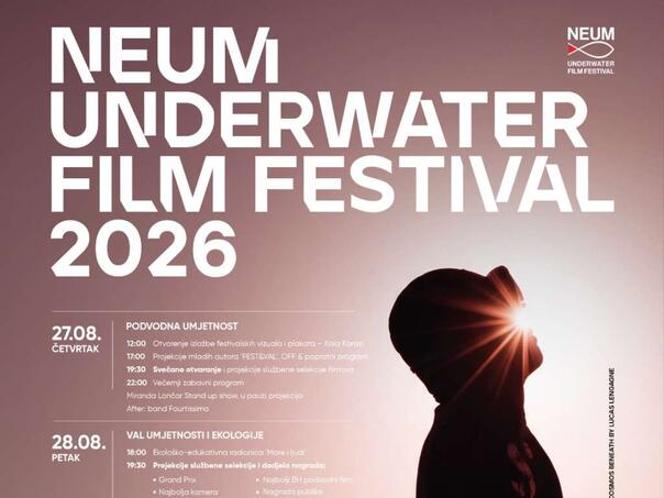 Neum krajem avgusta domaćin Međunarodnog festivala podvodnog filma