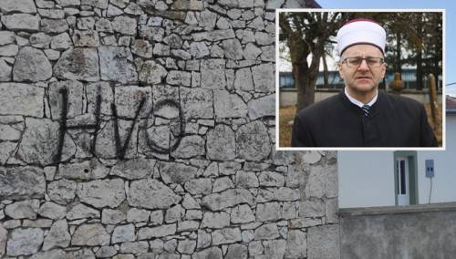 Neumsko naselje Rabrani: Uz mesdžid osvanuli prijeteći grafiti
