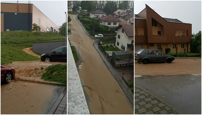 Nevrijeme pogodilo Banju Luku: Podrumi i garaže poplavljeni