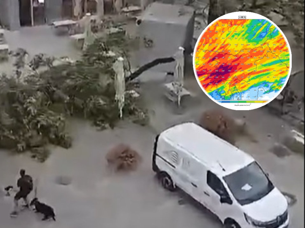 Nevrijeme u Sloveniji i Hrvatskoj, udari vjetra i do 50 km/h