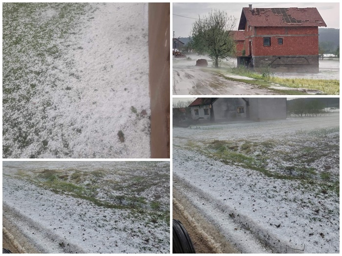 Nevrijeme uništilo usjeve u Novom Gradu, objavljena prognoza za danas