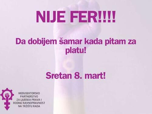 "Nije fer da dobijem šamar kad pitam za platu!"