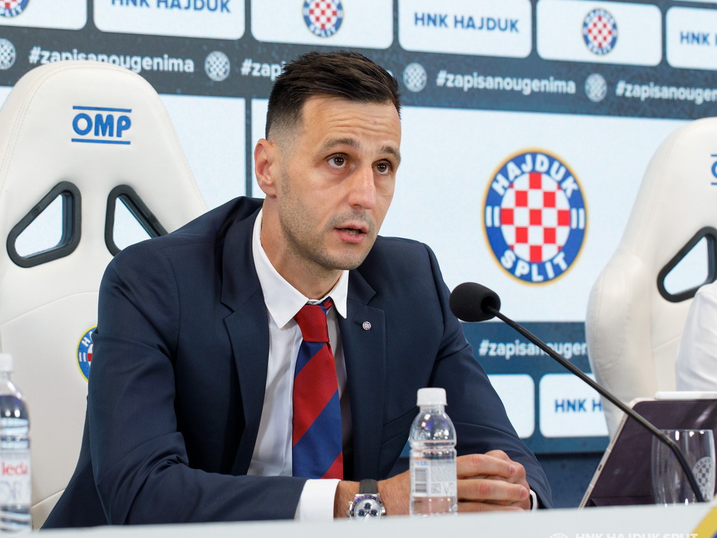 Nikola Kalinić predstavljen kao novi sportski direktor Hajduka