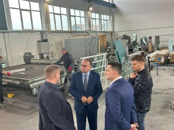 Nikšić posjetio firmu Staklorad d.o.o.