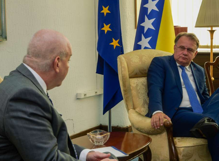 Nikšić s Aggelerom razgovarao o provođenju reformi u BiH