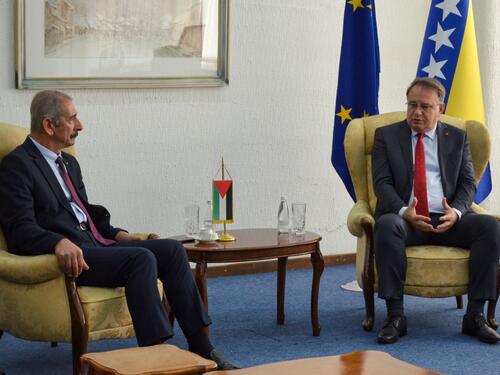 Nikšić s ambasadorom Palestine: FBiH spremna pružiti pomoć