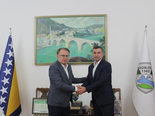 Nikšić sa Ćatićem: Puna podrška projektima u Konjicu