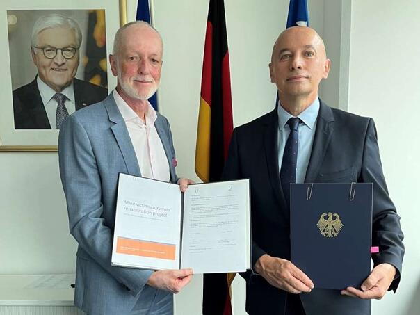 Njemačka ponovo pruža podršku žrtvama mina u Bosni i Hercegovini