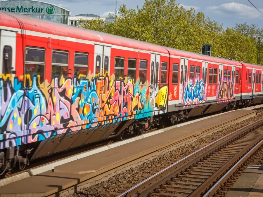 Njemačke željeznice pretrpjele višemilionsku štetu zbog grafita, najgora u Berlinu