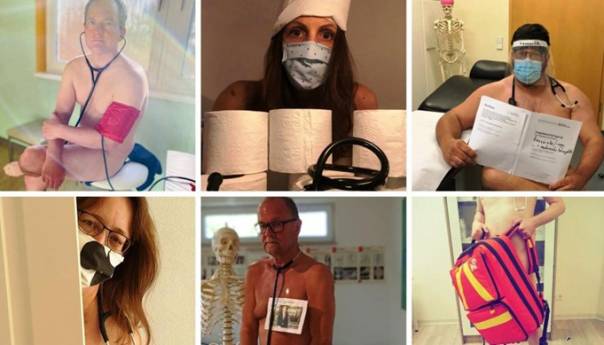 Njemački ljekari golotinjom protestuju zbog nedostatka maski i rukavica