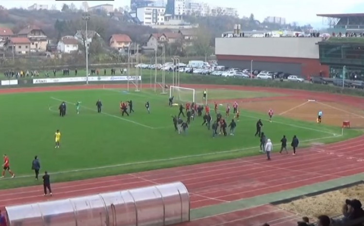 NK Čelik skupo platio prekid utakmice protiv Bosne