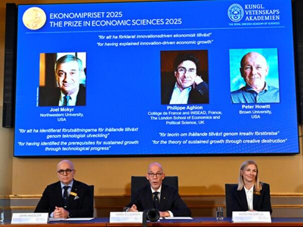 Nobel za ekonomiju Jokyru, Aghionu i Howittu za teze o pripremi terena za inovacije