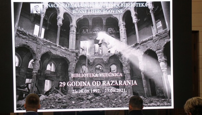 Noć kada je gorio simbol Sarajeva