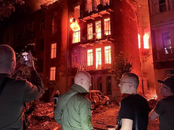 Noćni ruski napad na Odesu: Jedna osoba poginula, 14 povrijeđeno