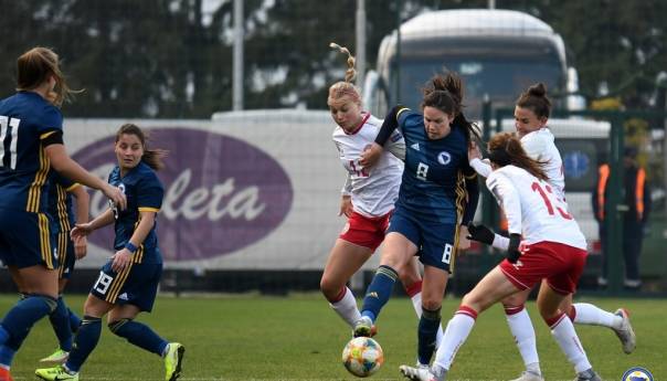 Nogometašice BiH poražene od Danske