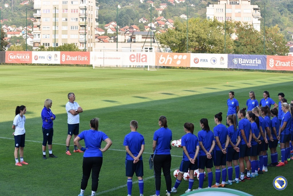 Nogometašice BiH se pripremaju za susrete sa Danskom i Italijom