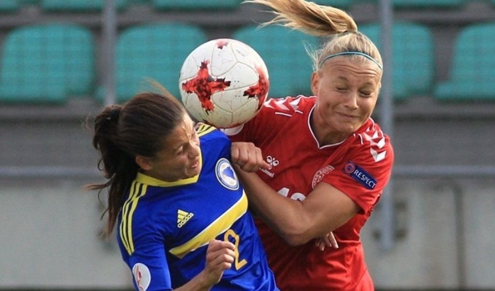 Nogometašice BiH u Zenici ubjedljivo poražene od Danske