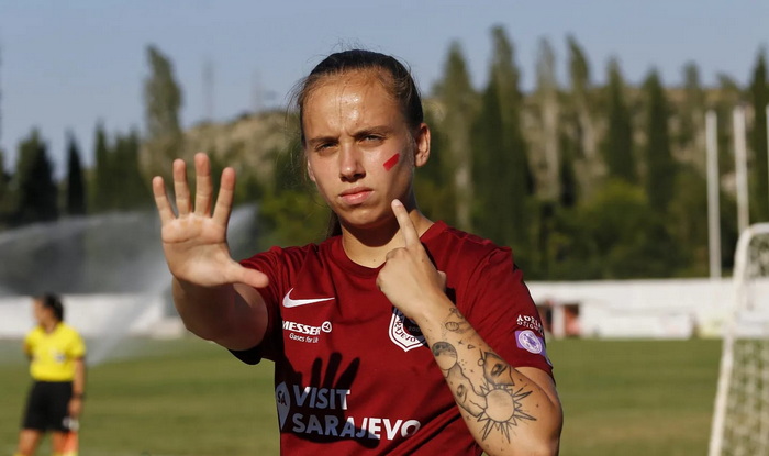 Nogometašice SFK 2000 poslale snažnu poruku: Stop nasilju nad ženama!