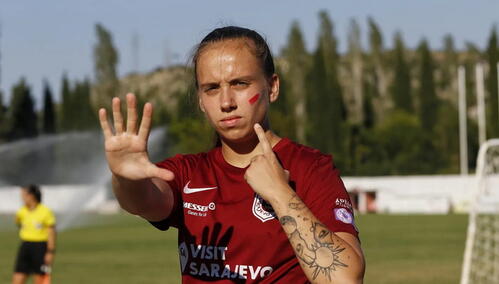 Nogometašice SFK 2000 poslale snažnu poruku: Stop nasilju nad ženama!