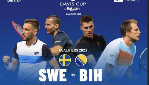Nominovani timovi za Davis Cup meč Švedska - BiH