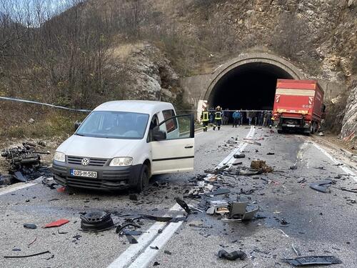 Normalizovan saobraćaj: Objavljene fotografije nakon teške nesreće u tunelu Vidikovac