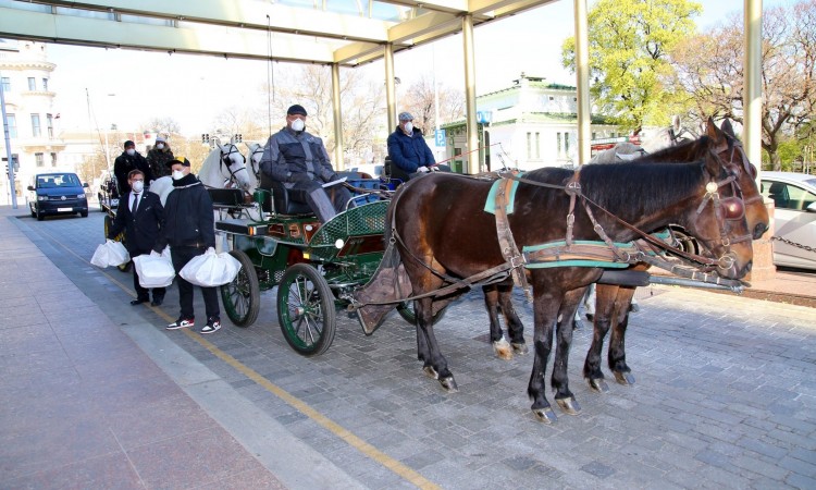Nova namjena bečkih fijakera - dostava hrane ugroženima