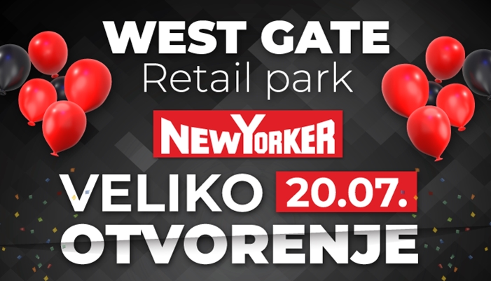 Nova New Yorker poslovnica stiže u prvi retail park u Sarajevu – West Gate