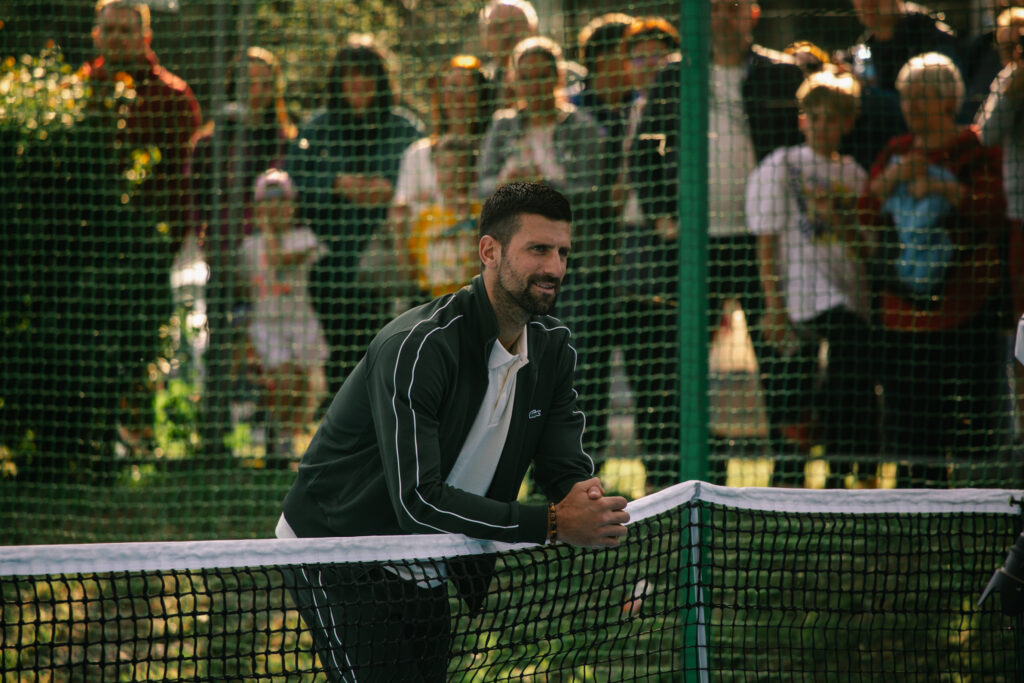 Novak Đoković stiže na utakmicu u Zenicu