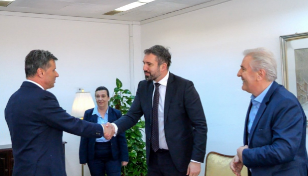 Novalić, Milićević i Drljača sa Lendom i Stojanovićem