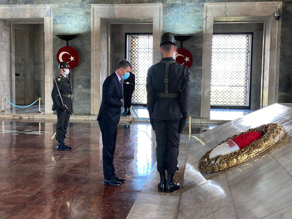 Novalić posjetio Ataturkov mauzolej u Ankari